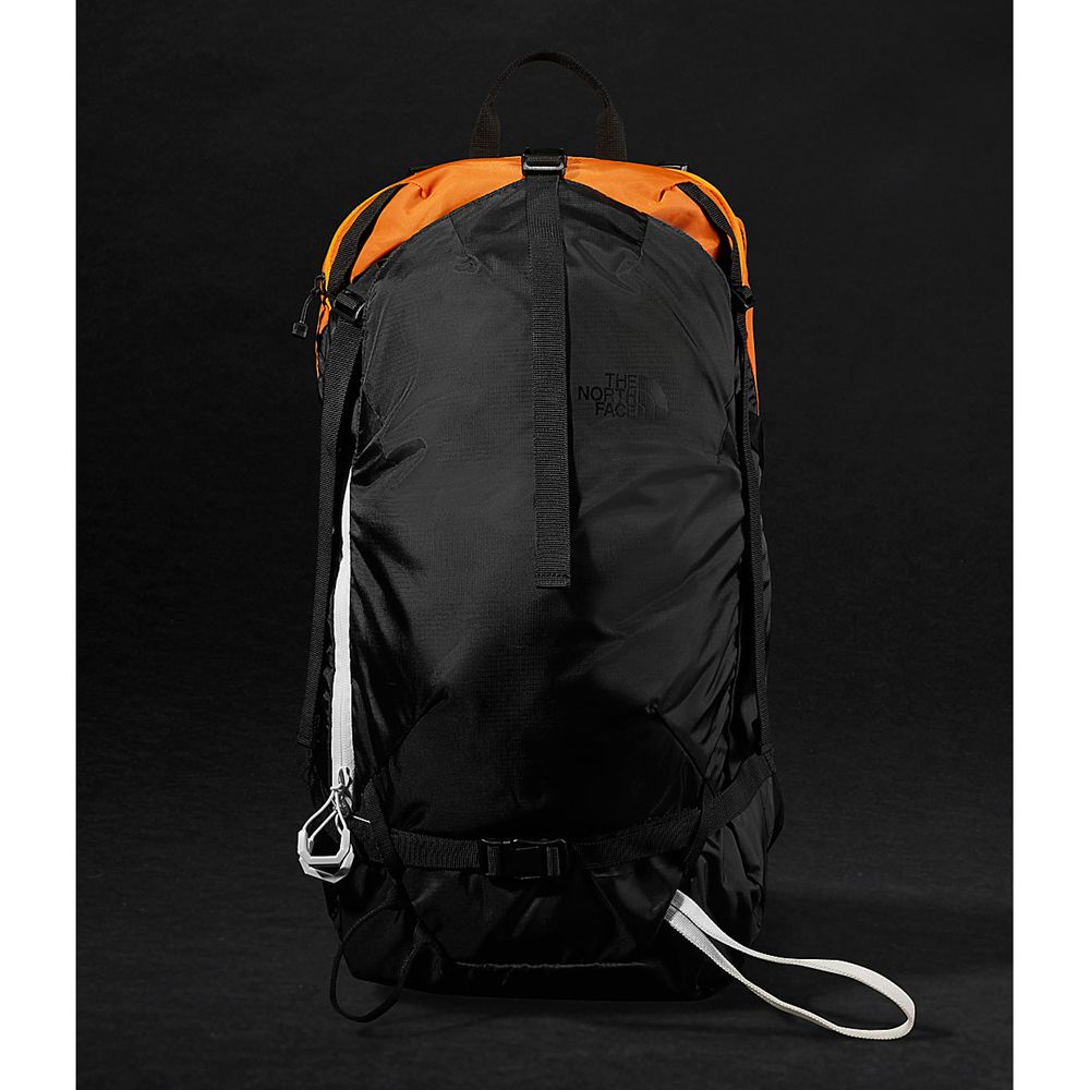 The North Face Backpacks Mens Australia - The North Face Snomad 23 Black / Orange Snow (NIR-170295)